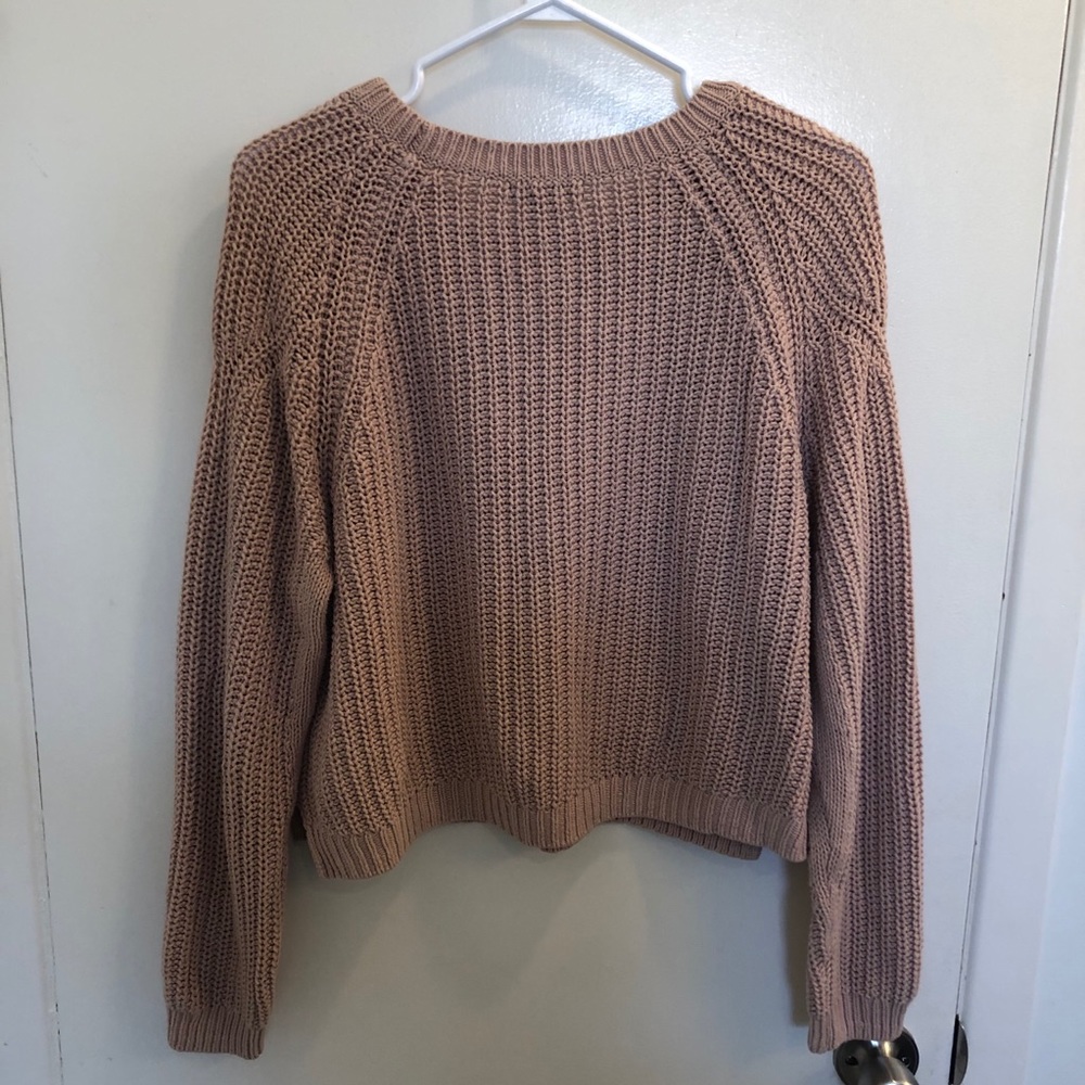 Cropped Knit Sweater - Picture 4 of 5
